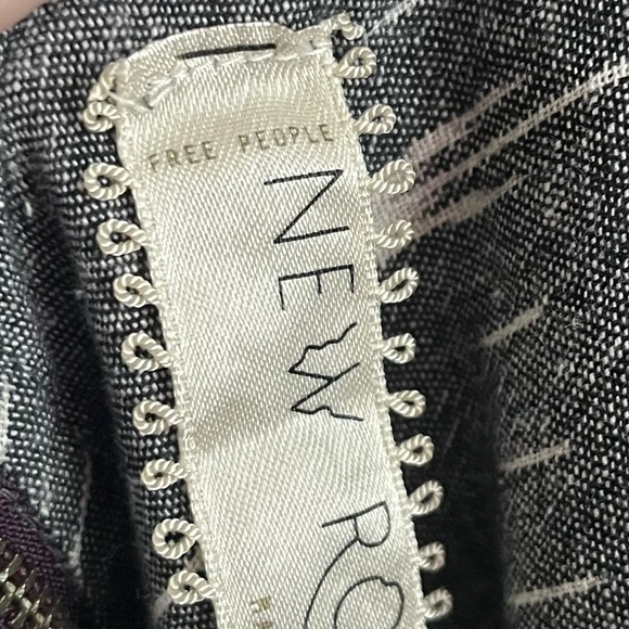 Free People New Romantics • Grey Ikat Weathervane Mini Dress - Picture 7 of 13